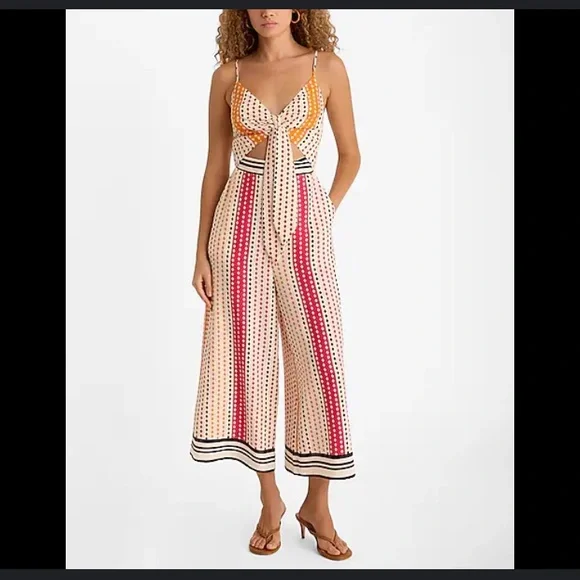 Express Jumpsuit with Pockets 🩷🧡🤍 - Picture 2 of 8